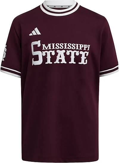 adidas Boys' Mississippi State University Replica Fan Jersey