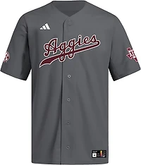 adidas Men's Texas A&M University Script Baseball Jersey