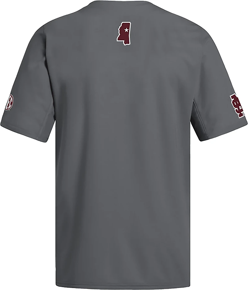 adidas Men's Mississippi State University Script Baseball Jersey