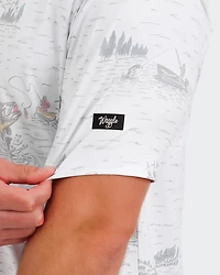 Waggle Golf Men's Tight Lines Polo Shirt