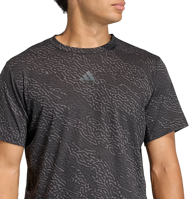 adidas Men's Designed for Training Allover Print Graphic T-shirt