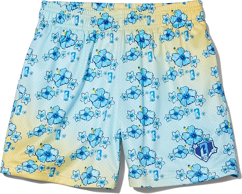 Baseball Lifestyle 101 Boys' Field of Flowers Gradient Shorts 5