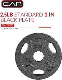 CAP Barbell 2.5 lb. Regular Grip Plate