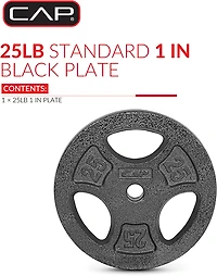 CAP Barbell 25 lb. Regular Grip Plate