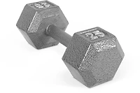 CAP Barbell 25 Lb. Solid Hex Dumbbell – Single
