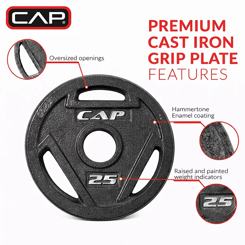 CAP Barbell lb. Olympic Grip Plate