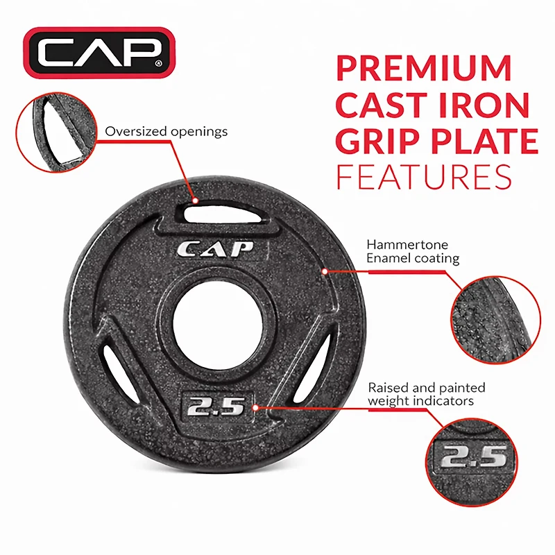 CAP Barbell 2.5 lb. Olympic Grip Plate
