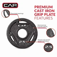 CAP Barbell 2.5 lb. Olympic Grip Plate