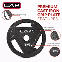 CAP Barbell 35 lb. Olympic Grip Plate