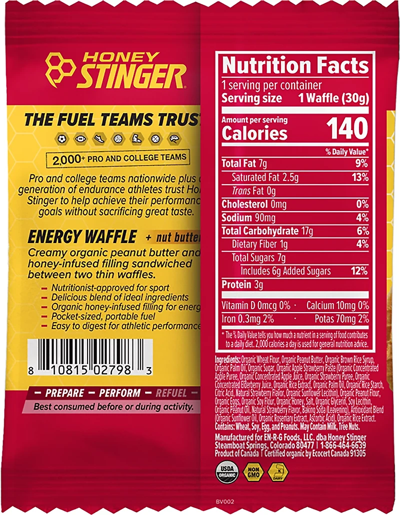 Honey Stinger Waffles 6-Pack