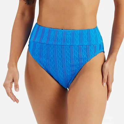 Freely Women's Crochet Banded High Waist Swim Bottoms