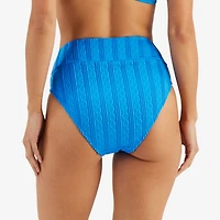 Freely Women's Crochet Banded High Waist Swim Bottoms