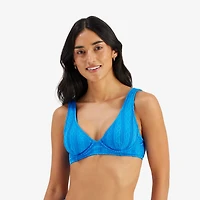 Freely Women's Crochet Underwire Bralette Swim Top