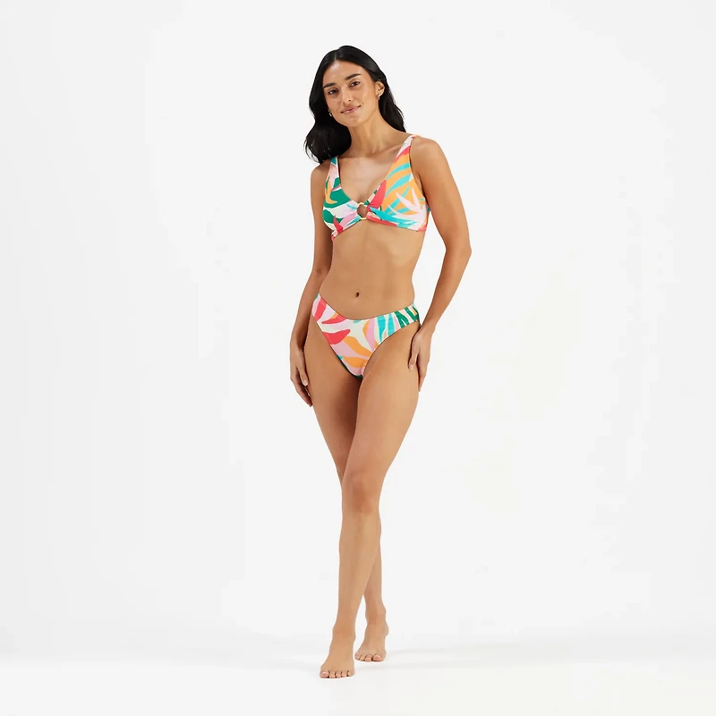 Freely Women's Heatwave Tropic Ring Front Triangle Swim Top