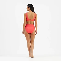 Freely Women's Banded High Waist Swim Bottoms