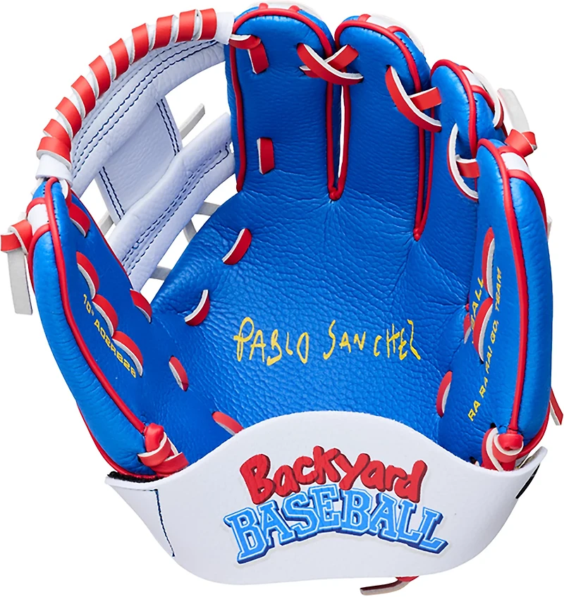Wilson A200 Backyard Baseball Pablo Sanchez T-Ball Fielding Glove 10 in"