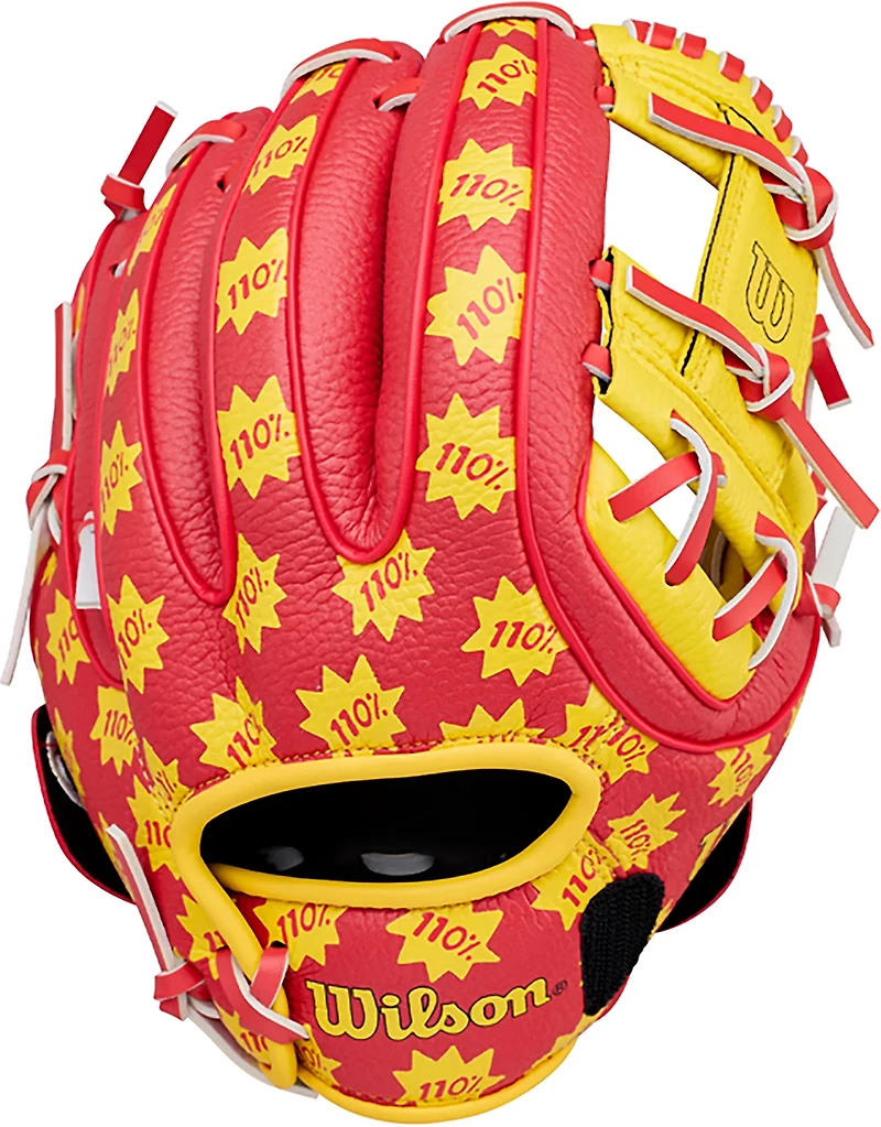 Wilson A200 Backyard Baseball Juice Pack T-Ball Fielding Glove 10 in"