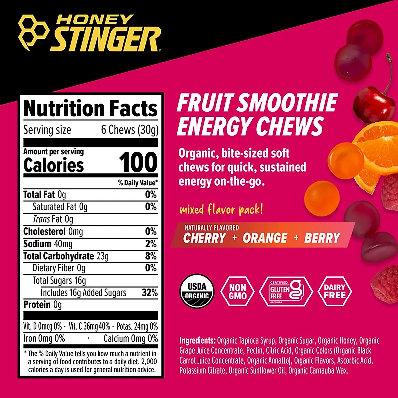 Honey Stinger Energy Chew 4-pack