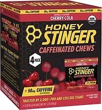 Honey Stinger Caffeinated Energy Chew 4-pack
