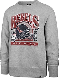 '47 Men's Ole Miss Rebels Arch Regional Headline Crew Sweatshirt