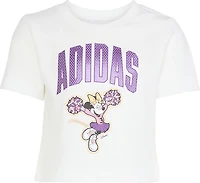 adidas Girls' Disney Minnie Mouse Graphic T-shirt and Shorts Set