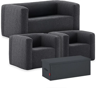 Wave Inflatable Chairs and Double Sofa Set 4-piece