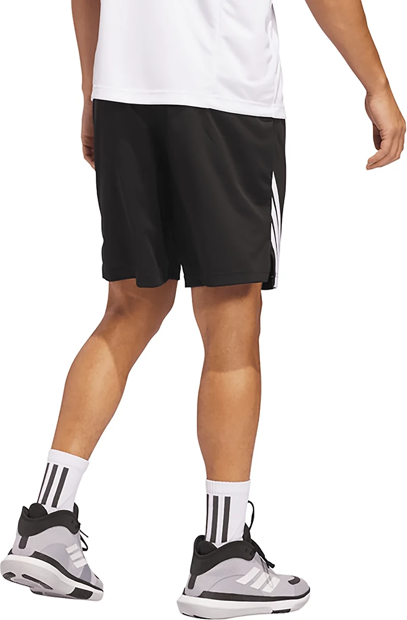 adidas Men's LEGENDS 3-Stripes Basketball Shorts 9