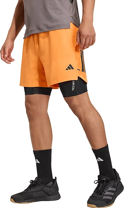 adidas Men's D4T 3-Stripes Power Shorts 7