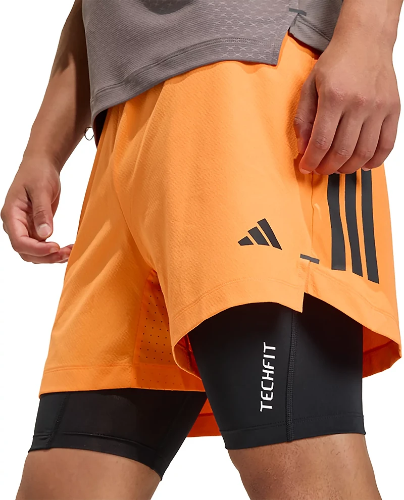 adidas Men's D4T 3-Stripes Power Shorts 7
