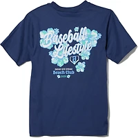 Baseball Lifestyle 101 Boys' Petal Play Beach Club Graphic T-shirt
