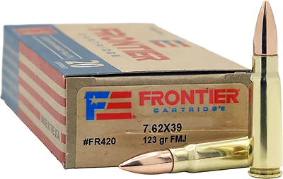 Hornady 7.62x39 123 gr FMJ 123-Grain Frontier Cartridges - 20 Rounds