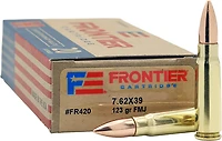 Hornady 7.62x39 123 gr FMJ 123-Grain Frontier Cartridges - 20 Rounds