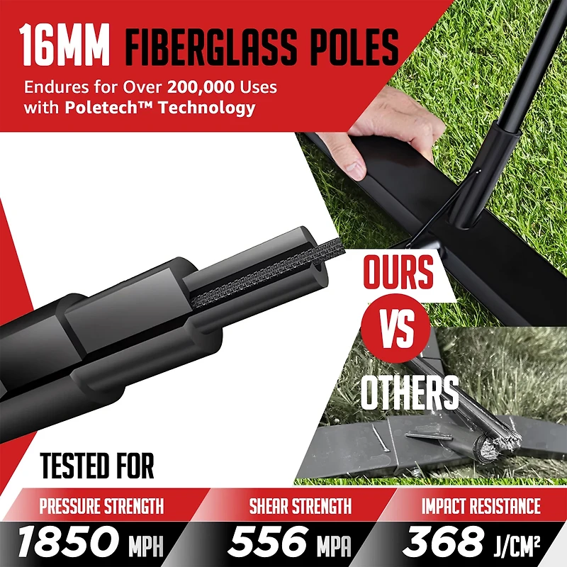 Zealfeel Adjustable Portable ft Volleyball Training Net