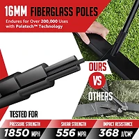 Zealfeel Adjustable Portable ft Volleyball Training Net