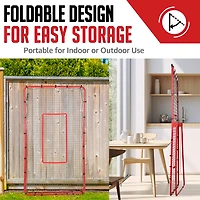 Zealfeel 4 x 7 ft Lacrosse Rebounder