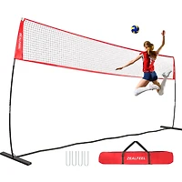 Zealfeel Adjustable Portable ft Volleyball Training Net