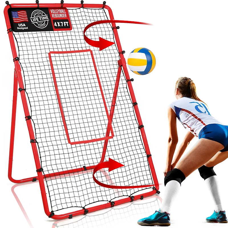 Zealfeel 4 x 7 ft Lacrosse Rebounder