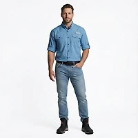 Magellan Outdoors Men's Aransas Pass Heather Short Sleeve Fishing Shirt