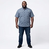 Magellan Outdoors Men's Aransas Pass Heather Short Sleeve Fishing Shirt