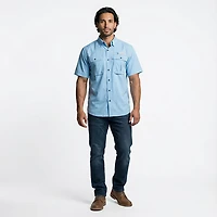 Magellan Outdoors Men's Aransas Pass Mini Check Short Sleeve Shirt