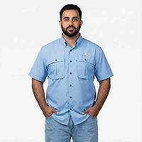 Magellan Outdoors Men's Aransas Pass Mini Check Short Sleeve Shirt