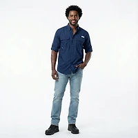 Magellan Outdoors Men's Laguna Madre Solid Long Sleeve Fishing Shirt