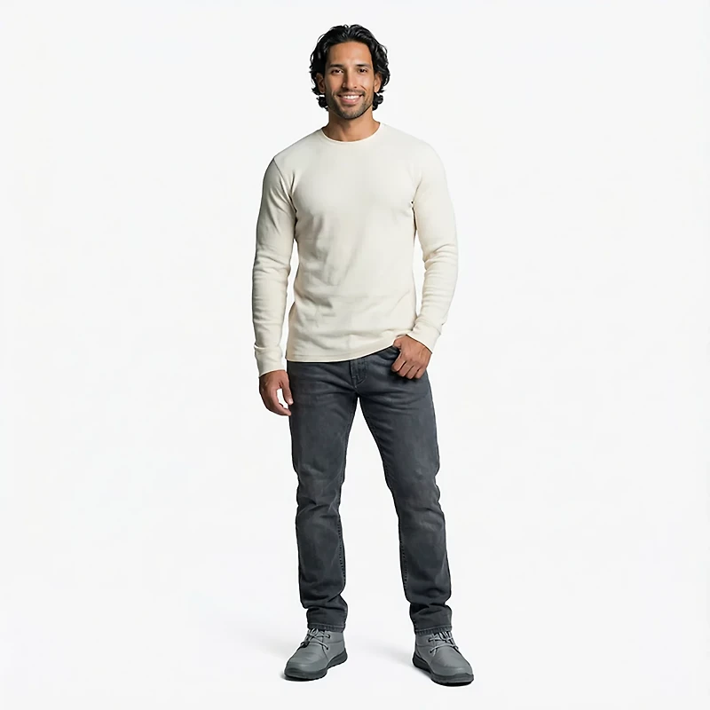 Magellan Outdoors Men's Base Camp Thermal Long Sleeve Crew Shirt