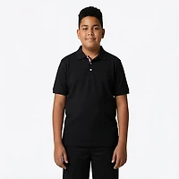 French Toast Boys' Short Sleeve Pique Polo Shirt