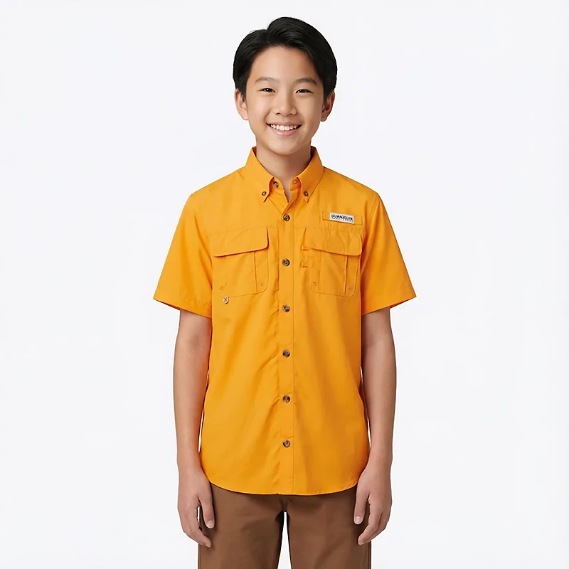 Magellan Outdoors Boys' Laguna Madre Button Down Shirt