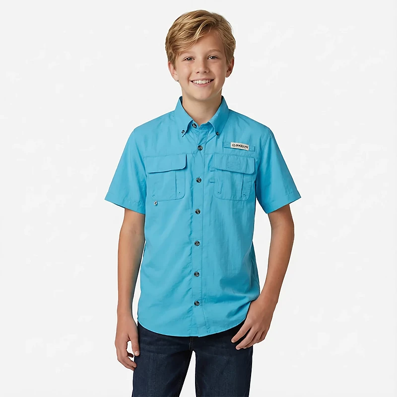 Magellan Outdoors Boys' Laguna Madre Button Down Shirt