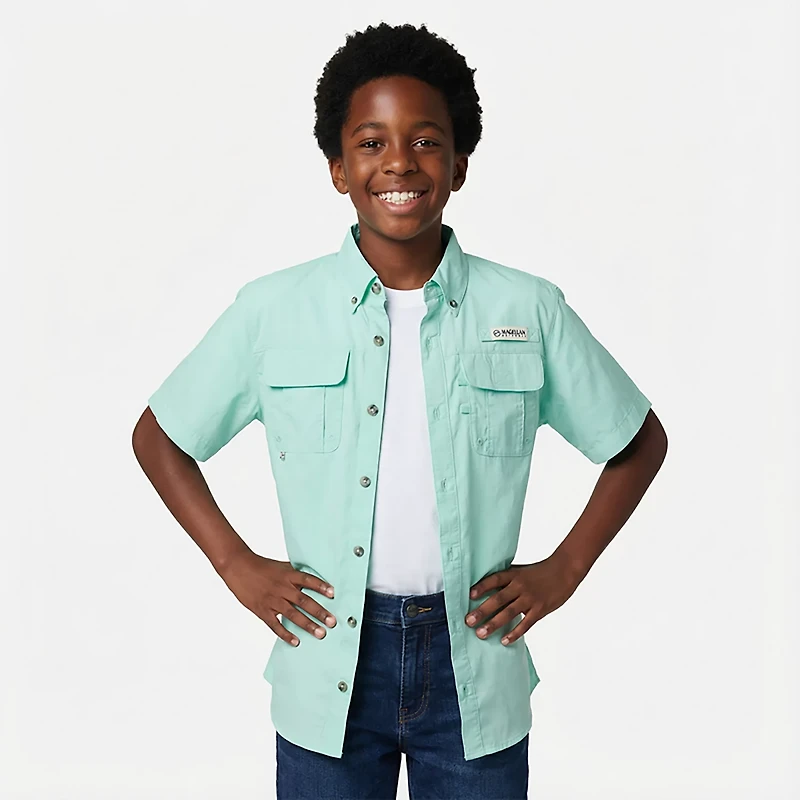 Magellan Outdoors Boys' Laguna Madre Button Down Shirt