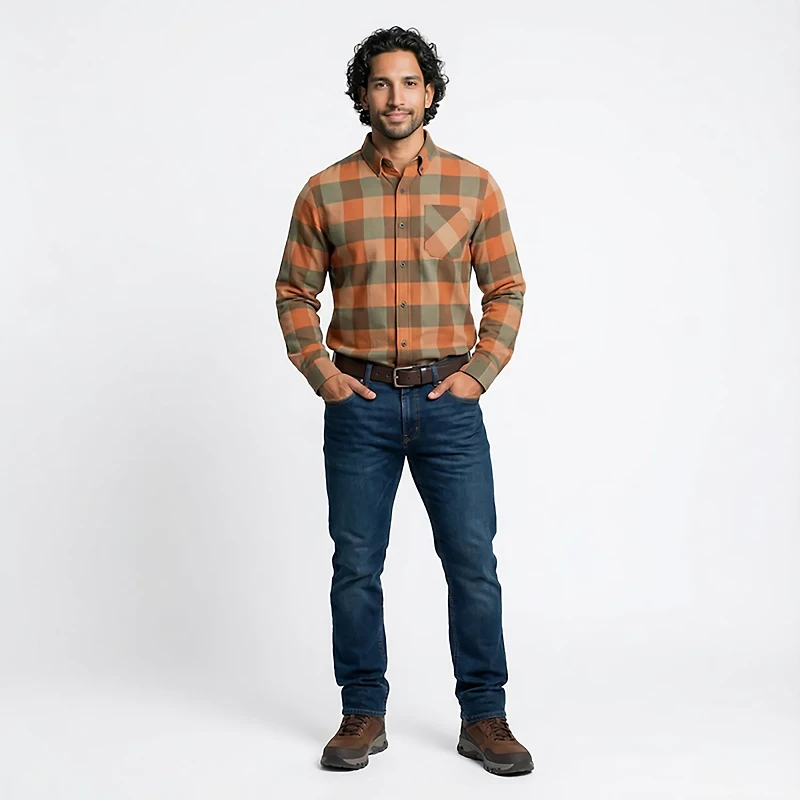 Magellan Outdoors Canyon Creek Long Sleeve Flannel Shirt