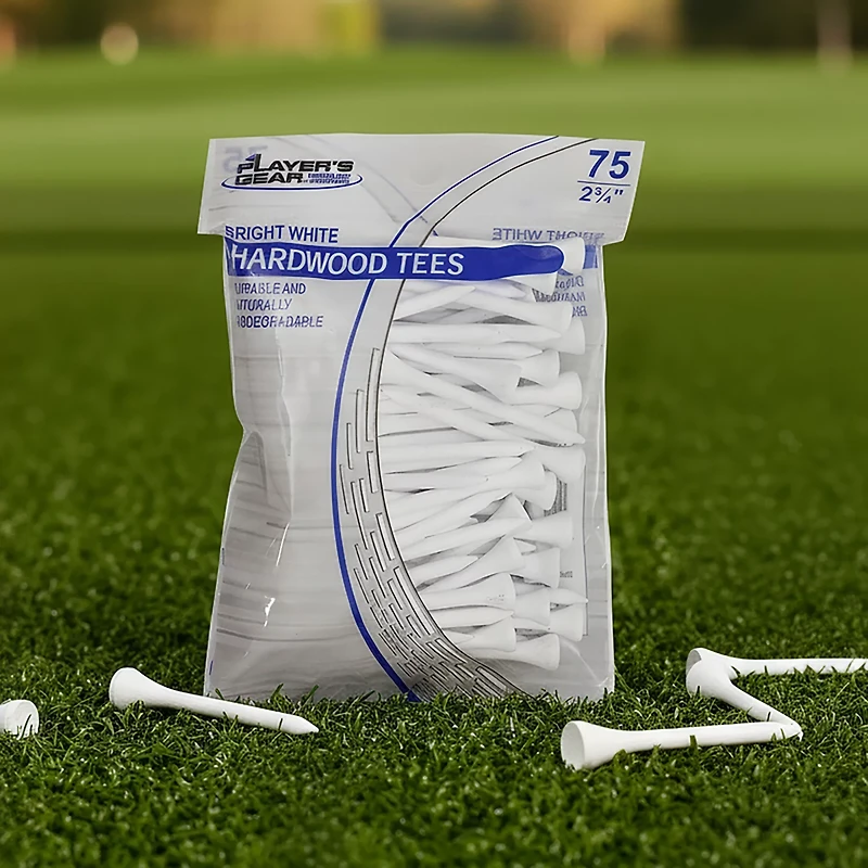 Players Gear 2-3/4 in Hardwood Tees 75-Pack