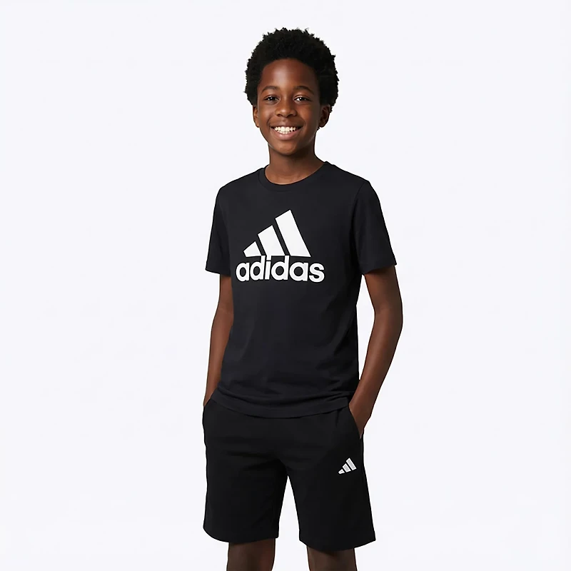 adidas Boys' climalite Performance Logo T-shirt